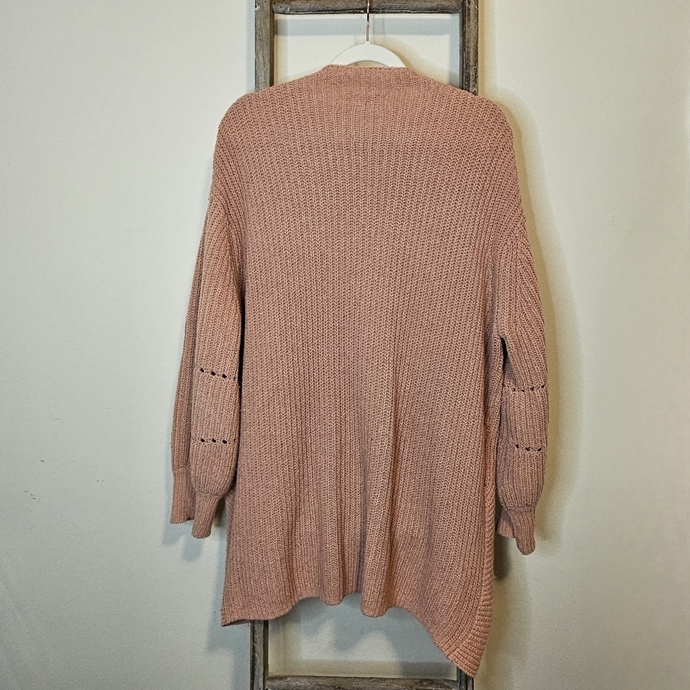 ⭐️40% Off⭐️ a new day Pink Chenille Cardigan - Picture 5 of 8